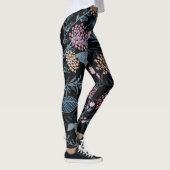 Sommerflora Blühende Blume im Garten Leggings (Rechts)