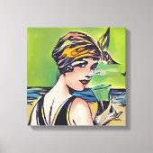 Sommerfrau Leinwanddruck (Vorderseite)