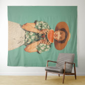 Sommerfreude mit Watermelon Wandteppich (Beispiel (Horizontal))