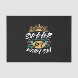 Sommerfreude - warmes Sonnenangebot und Glückspilz Seidenpapier