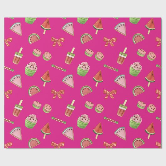 Sommerfreuden Geschenkpapier (Flach)