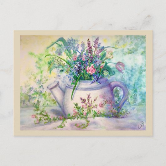 SOMMERFREUNDE Kunst Postkarte von BeeJaySAGE (Vorderseite)