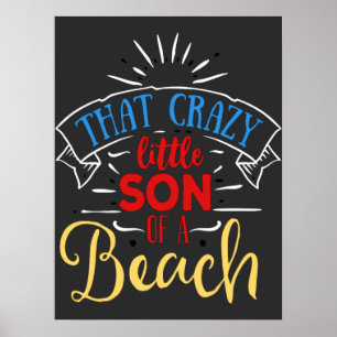 Sommerfreundliches Surfen Poster