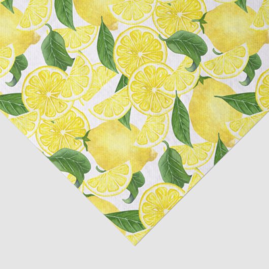 Sommerfrische Zitrusfrüchte Seidenpapier (Detail)