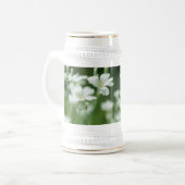Sommerfrischer weißer Garten Blume Bierglas (Vorderseite Links)