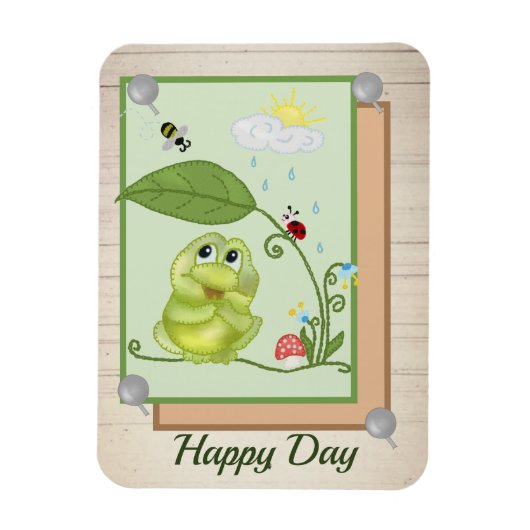 Sommerfrosch Magnet (Vertikal)