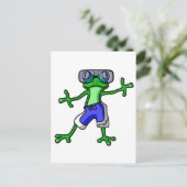 Sommerfrosch Postkarte (Stehend Vorderseite)