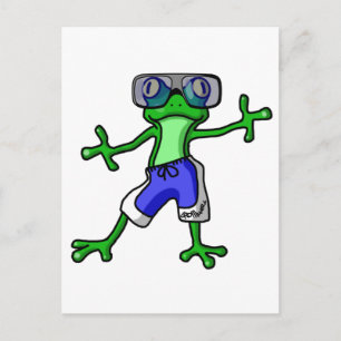 Sommerfrosch Postkarte