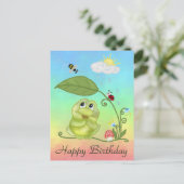 Sommerfrosch Postkarte (Stehend Vorderseite)