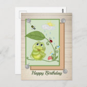 Sommerfrosch Postkarte (Vorne/Hinten)