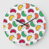 Sommerfrucht Große Wanduhr (Vorderseite)