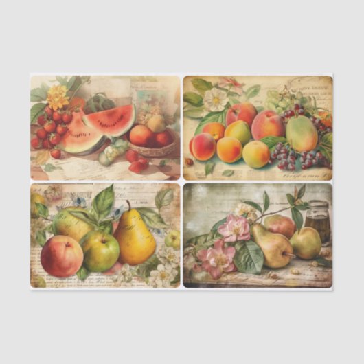 Sommerfrucht Seidenpapier (Vorderseite)