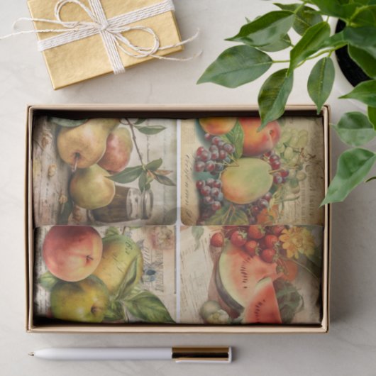 Sommerfrucht Seidenpapier (Geschenk)