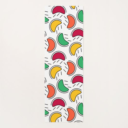 Sommerfrucht Yogamatte (Rückseite)