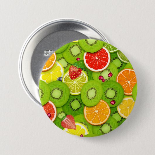 Sommerfrüchte 2 button (Vorne & Hinten)