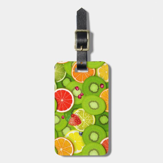 Sommerfrüchte 2 gepäckanhänger (Vorderseite vertikal)