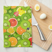 Sommerfrüchte 2 geschirrtuch (Viertel Falte)