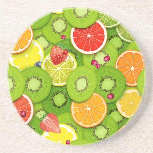 Sommerfrüchte 2 getränkeuntersetzer (Vorne)