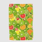 Sommerfrüchte 2 golfhandtuch (Vorderseite)