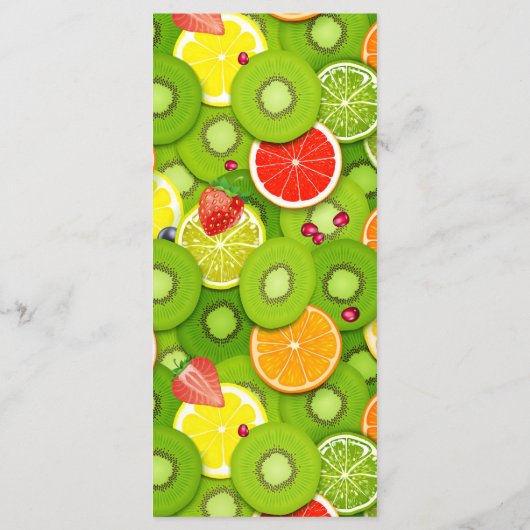 Sommerfrüchte 2 menükarte (Rückseite)