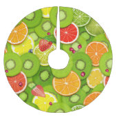 Sommerfrüchte 2 polyester weihnachtsbaumdecke (Vorderseite)