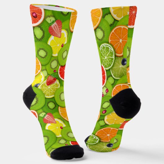 Sommerfrüchte 2 socken (Gewinkelt)