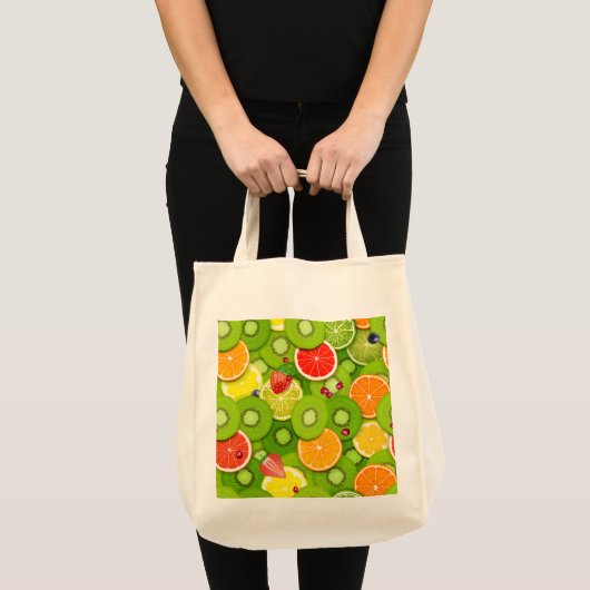 Sommerfrüchte 2 tragetasche (Vorderseite (Produkt))