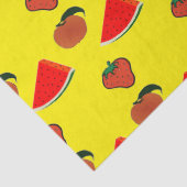 Sommerfrüchte auf Gelb Seidenpapier (Detail)