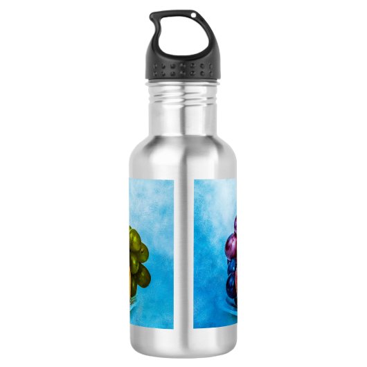 Sommerfrüchte Edelstahlflasche (Rückseite)