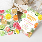 Sommerfrüchte Ende der Sommer-Party Einladung