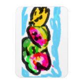 Sommerfrüchte Freude Magnet (Vertikal)