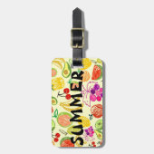Sommerfrüchte Gepäckanhänger (Vorderseite vertikal)