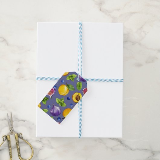 Sommerfrüchte Geschenkanhänger (Mit Garn)