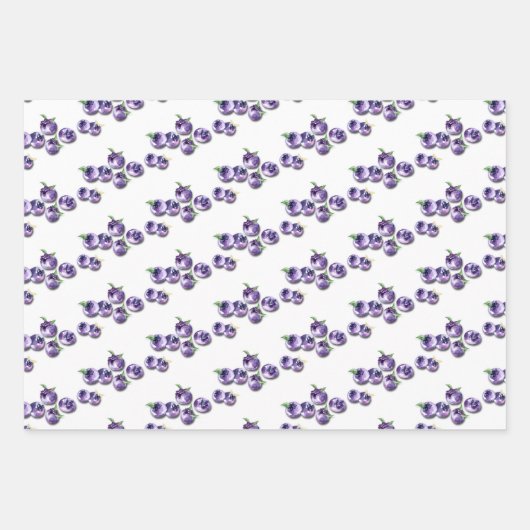 Sommerfrüchte Geschenkpapier Set (Vorderseite 2)