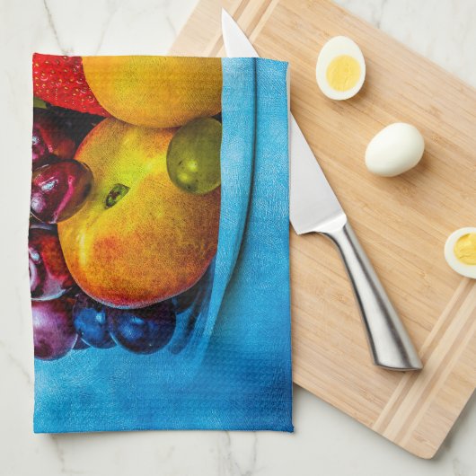 Sommerfrüchte Geschirrtuch (Viertel Falte)