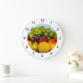 Sommerfrüchte Große Wanduhr (Zuhause)