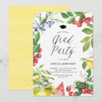 Sommerfrüchte mit Aquarellfarben: Blumenstudium