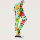 Sommerfrüchte Nahtloses Design Leggings (Rechts)