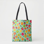 Sommerfrüchte Nahtloses Design Tasche (Vorderseite)