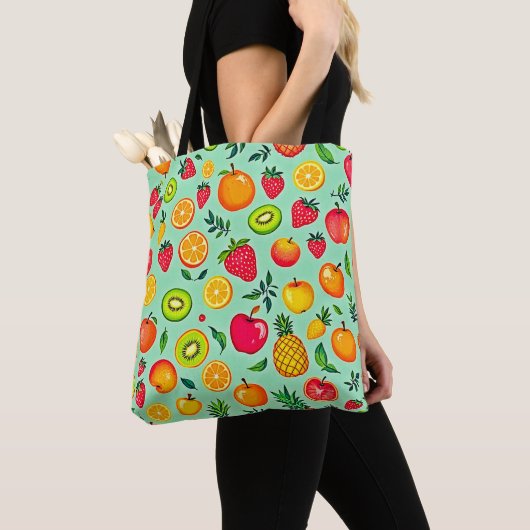 Sommerfrüchte Nahtloses Design Tasche (Von Nahem)