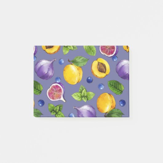 Sommerfrüchte Post-it Klebezettel (Vorderseite)