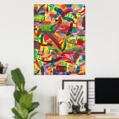 Sommerfrüchte Poster (Heimbüro)