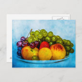 Sommerfrüchte Postkarte (Vorne/Hinten)
