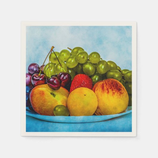 Sommerfrüchte Serviette (Vorderseite)