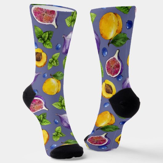 Sommerfrüchte Socken (Gewinkelt)