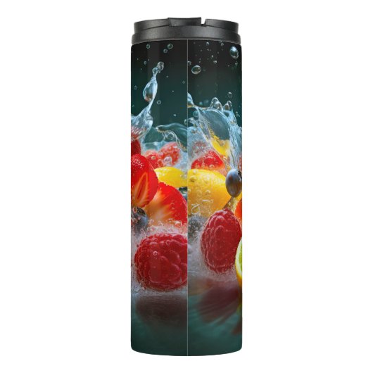 Sommerfrüchte Thermosbecher (Rückseite)