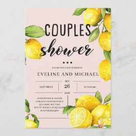 Sommerfrüchte Zitrusfrüchte Paare duschen Einladung