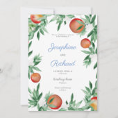 Sommerfruchtgrenze, Einladung zur Hochzeit (Vorderseite)