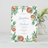 Sommerfruchtgrenze, Einladung zur Hochzeit (Stehend Vorderseite)