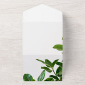 Sommerfrühling Blumen All in One Wedite Einladung (Außenbereich)